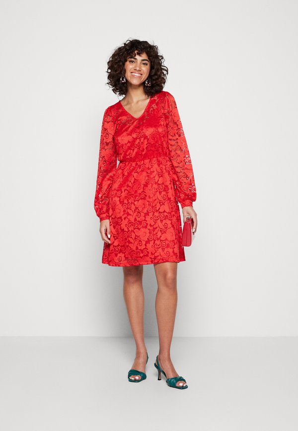 VILA VISANDRA V NECK DRESS