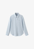 Mango ADULT - Button-down blouse - light blue