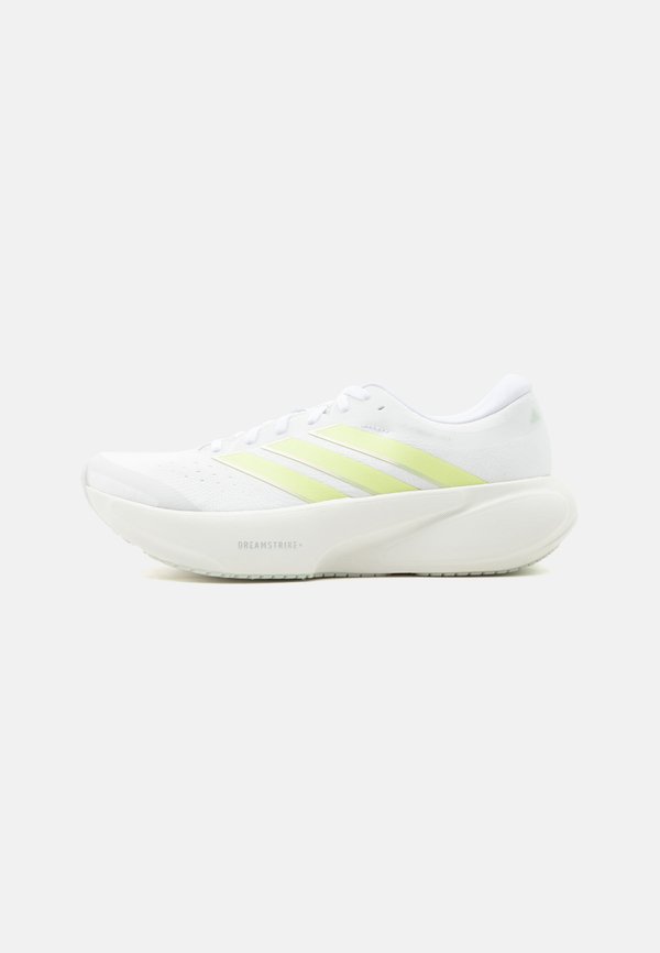 adidas Performance SUPERNOVA RISE 3 - Road running shoes - footwear white/semi frozen lemon/linen green