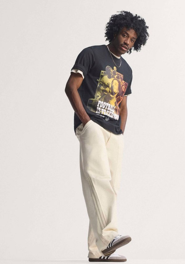 adidas Originals BOB MARLEY ORIGINALS T-SHIRT - Print T-shirt - black