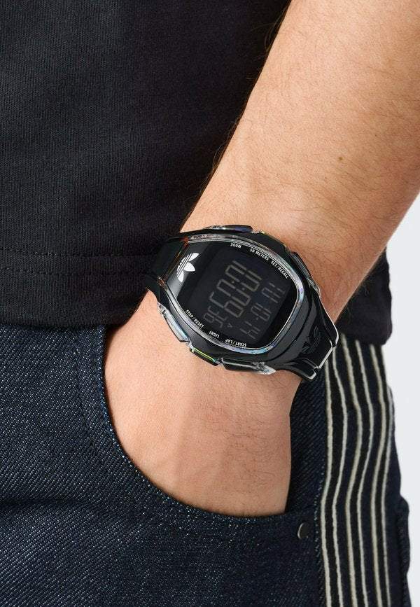 adidas Originals ATHLETICS ONE - Digital watch - black
