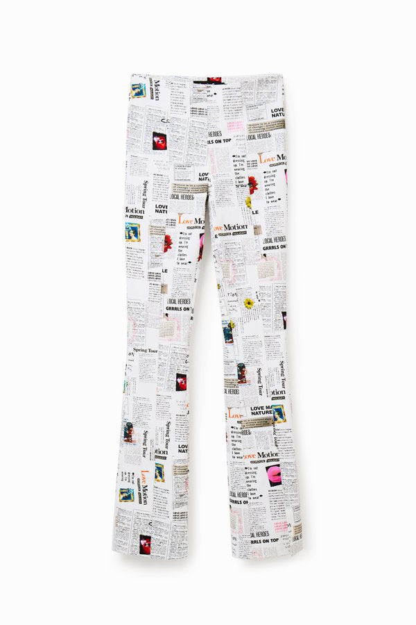Desigual PANT NEWSPAPER