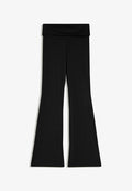 Bershka TROUSERS - Trousers - black