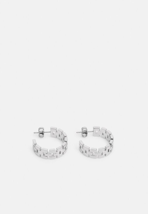 Calvin Klein OPEN EARRINGS - Earrings - silver-coloured