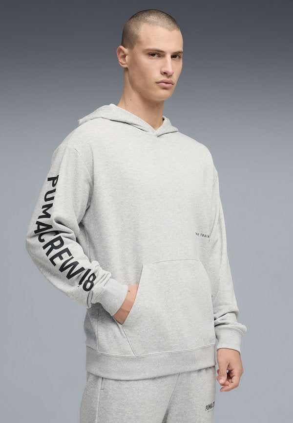 Puma GRAPHICS - Hoodie - light gray heather