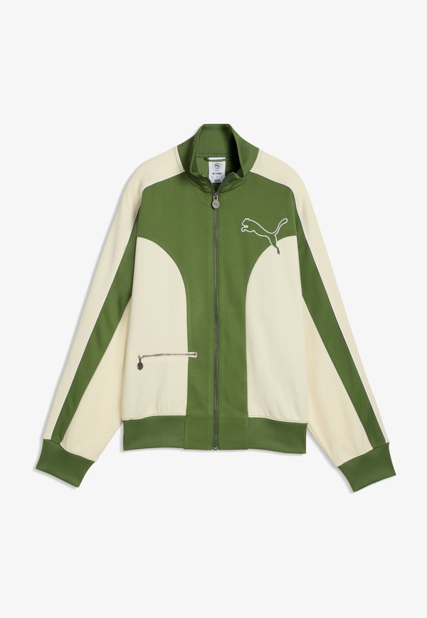 Puma T7 RELAXED LOVE OF THE CAT TRACK JACKET - Bomber Jacket - earthy green