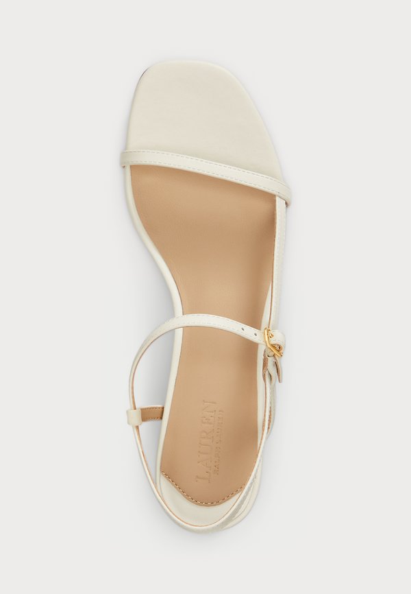 Lauren Ralph Lauren LAINEE MID-HEEL NAPPA LEATHER SANDAL