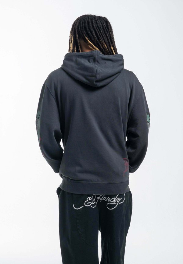 Ed Hardy ED HARDY MENS TRUE SNAKE ZIP THROUGH HOODIE
