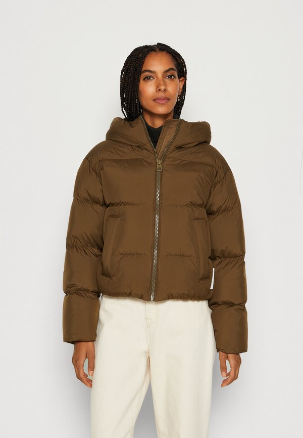 Marc O'Polo JACKET FIXED HOOD WITH ELASTIC DETAILS WELT POCKETS