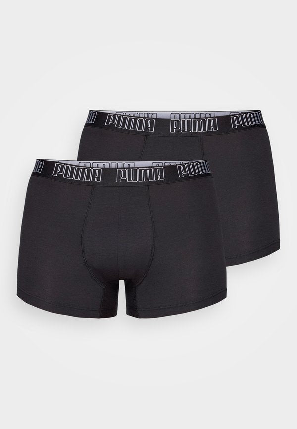 Puma MEN EVERYDAY TRUNKS 2 PACK - Trunks - black