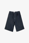 Bershka Denim shorts - royal blue