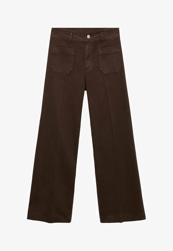 Mango WIDE - Wide Leg - brown