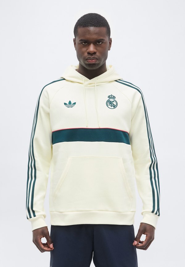adidas Originals REAL MADRID HOODIE - Club wear - ivory