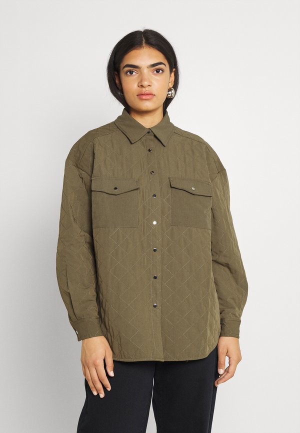 NA-KD QUILTED OVERSIZED OVERSHIRT