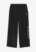 Puma STREET GLAM SLOUCHY BEDAZZLED PANTS FL - Tracksuit bottoms - puma black