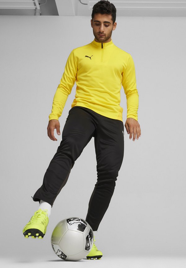 Puma FUSSBALL-TEAMS-GOAL TRAINING 1/4 ZIP - Long sleeved top - gelbschwarzgelb