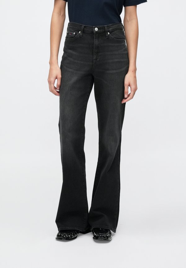 Tommy Jeans HIGH RISE FLARED BLACK JEANS