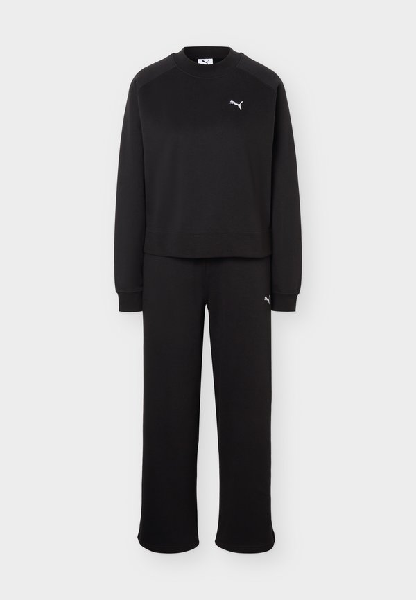 Puma LOUNGEWEAR STANDARD SUIT - Tracksuit - black