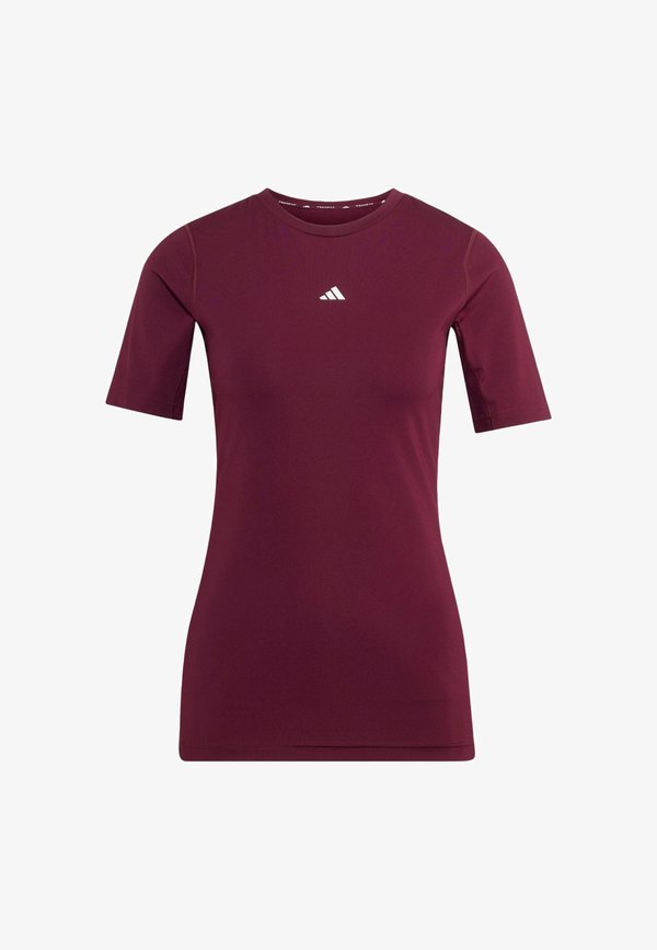 adidas Performance TECHFIT TRAINING T-SHIRT - Basic T-shirt - maroon