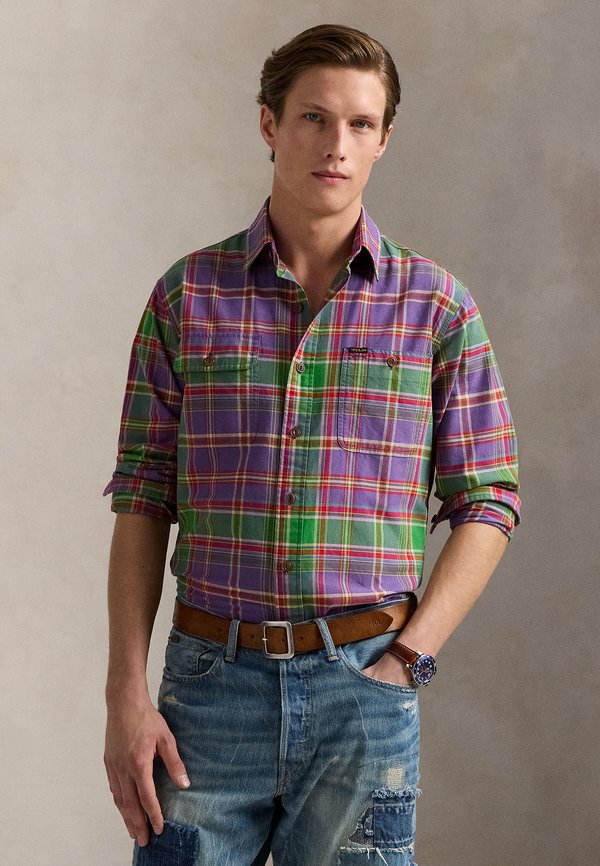 Polo Ralph Lauren CUSTOM FIT PLAID OXFORD SHIRT