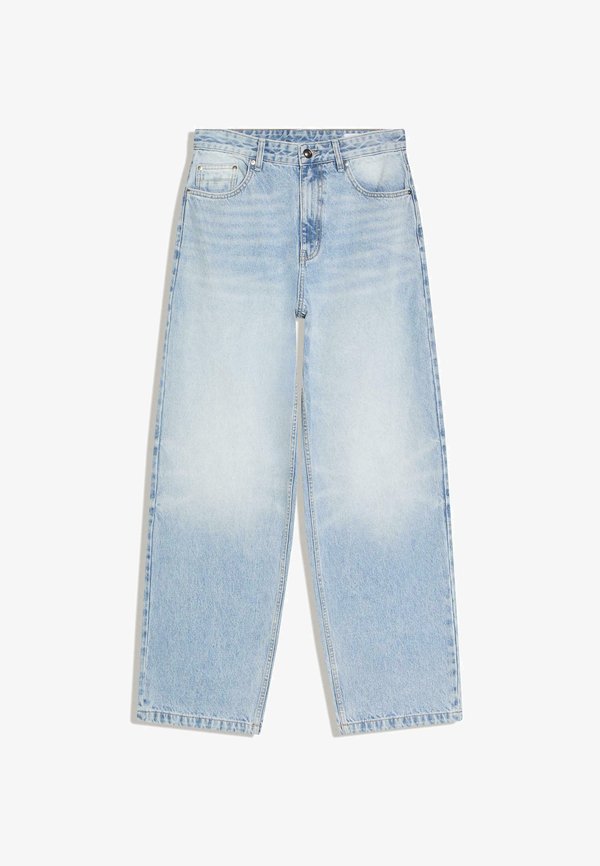 Bershka SUPER  - Baggy Jeans - light blue