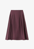 Mango A-line skirt - bordeaux