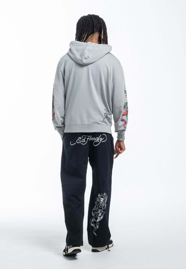 Ed Hardy ED HARDY MENS TRUE SNAKE ZIP THROUGH HOODIE