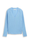 TOM TAILOR PULLOVER MIT V-AUSSCHNITT