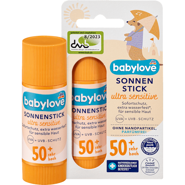 Sonnenstick Gesicht ultra sensitive, LSF 50+ babylove