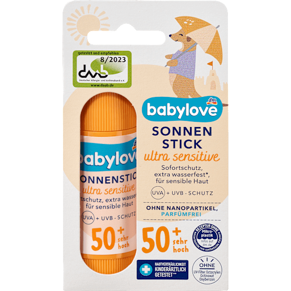 Sonnenstick Gesicht ultra sensitive, LSF 50+ babylove