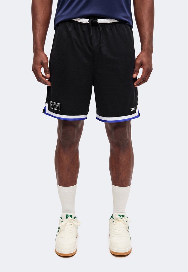 Reebok BASKETBALL TRANSITION SHORTS - Sports shorts - black/breakout blue