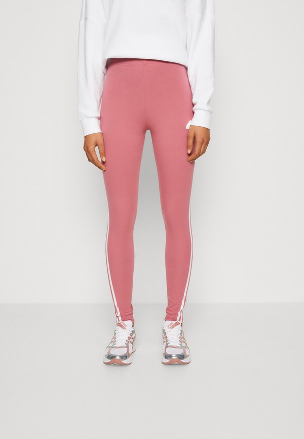 adidas Sportswear FUTURE ICONS THREE STRIPES - Leggings - Trousers - pink strata