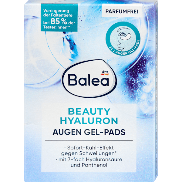 Augen Gel-Pads Beauty Hyaluron (3 Paar) Balea