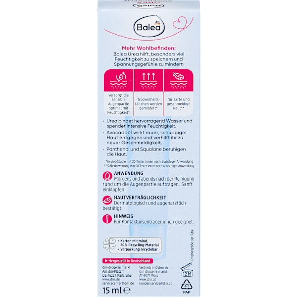 Augencreme Urea Balea