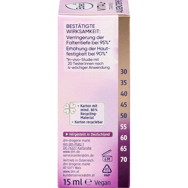Augencreme Vital+ straffend Balea