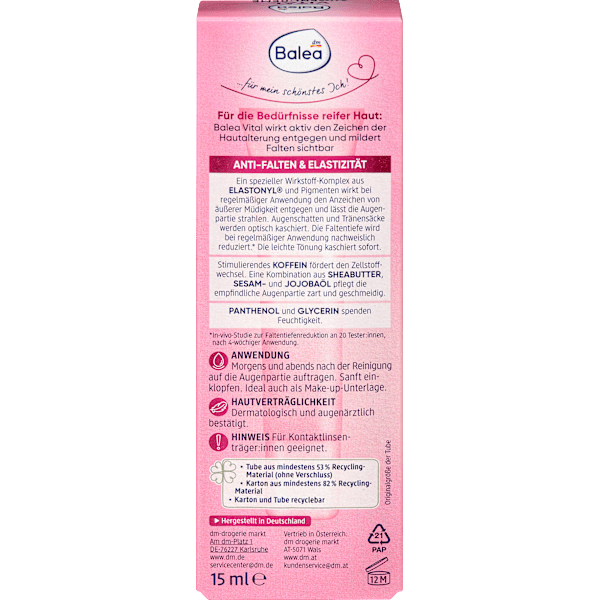 Augencreme Vital Balea