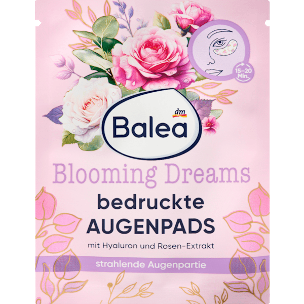 Augenpads bedruckt Blooming Dreams Balea
