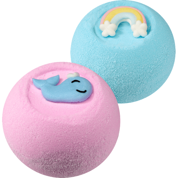 Badebombe Wal/Regenbogen Balea