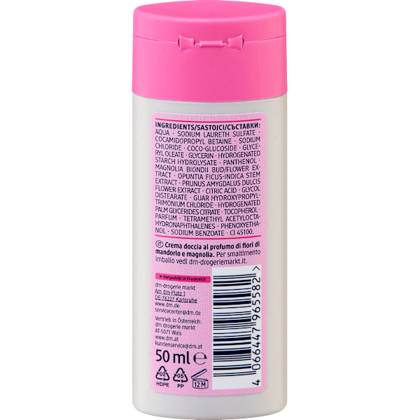 Cremedusche Mandelblüte & Magnolie, Reisegröße Balea