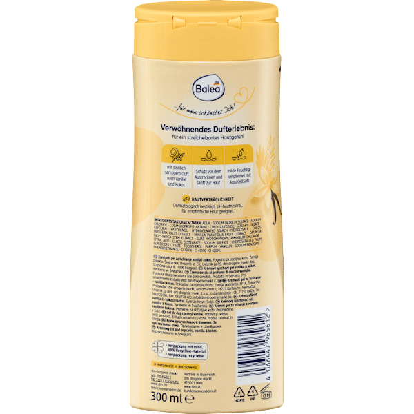 Cremedusche Vanille & Kokos Balea