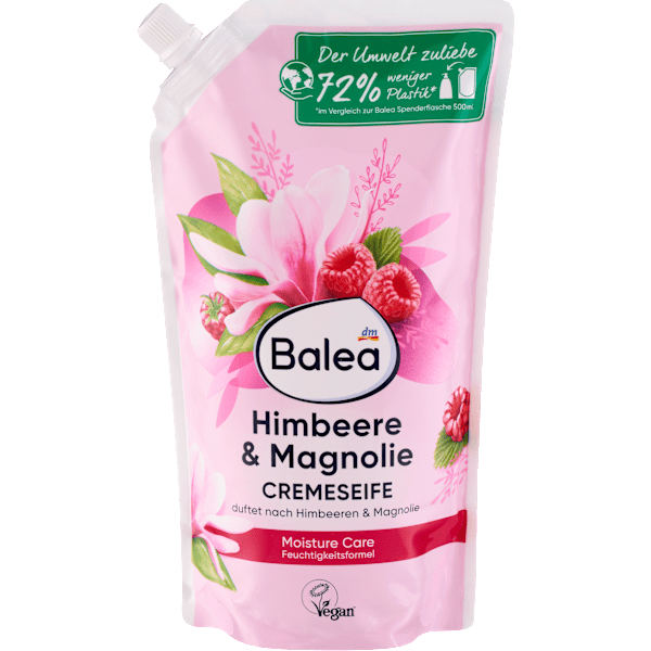 Cremeseife Himbeere & Magnolie, Nachfüllpack Balea