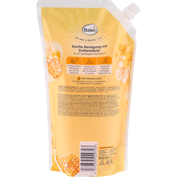 Cremeseife Milch & Honig, Nachfüllpack Balea