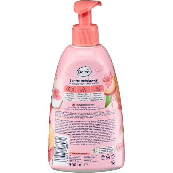 Cremeseife Pfirsich & Kokos Balea