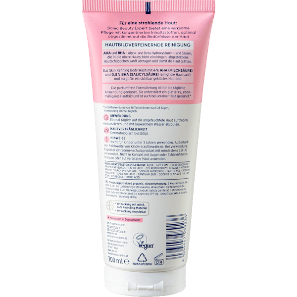 Duschgel Beauty Expert Skin Refining Balea