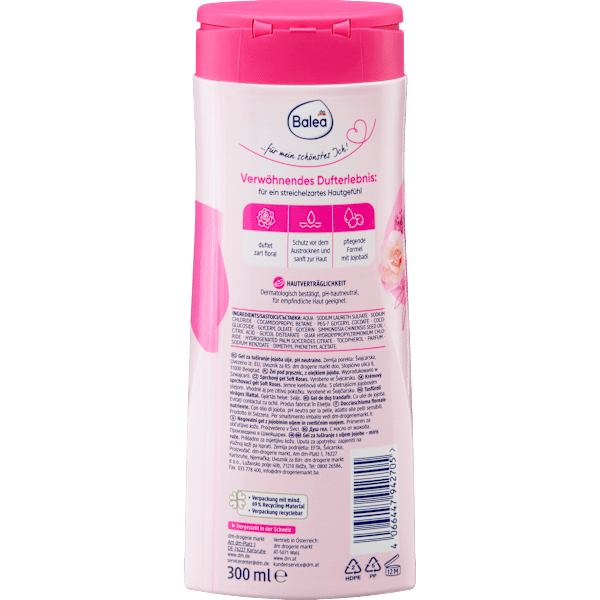Duschgel Soft Roses Balea