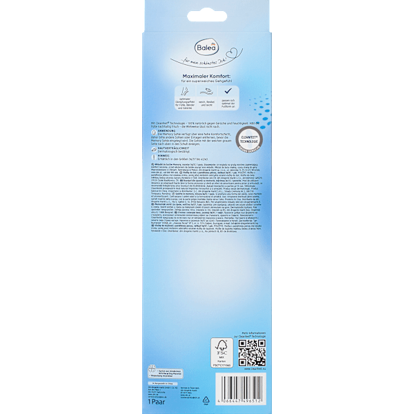 Einlegesohlen Memory Foam, Gr. 36/37 (1 Paar) Balea