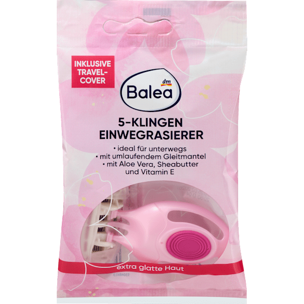 Einwegrasierer 5-Klingen, Reisegröße Balea