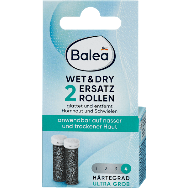 Ersatzrollen Hornhautentferner (Stufe 4) ultra grob Balea
