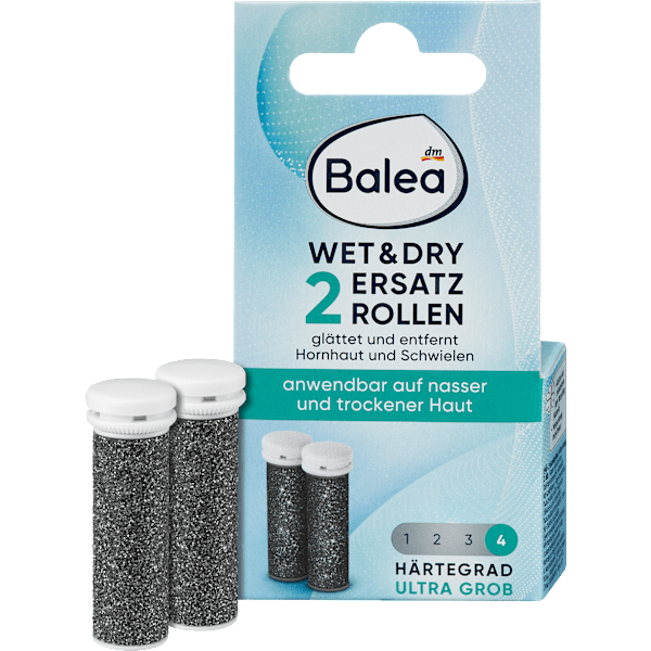 Ersatzrollen Hornhautentferner (Stufe 4) ultra grob Balea