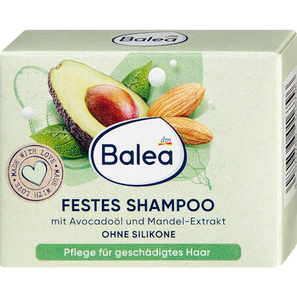 Festes Shampoo Avocadoöl & Mandel-Extrakt Balea